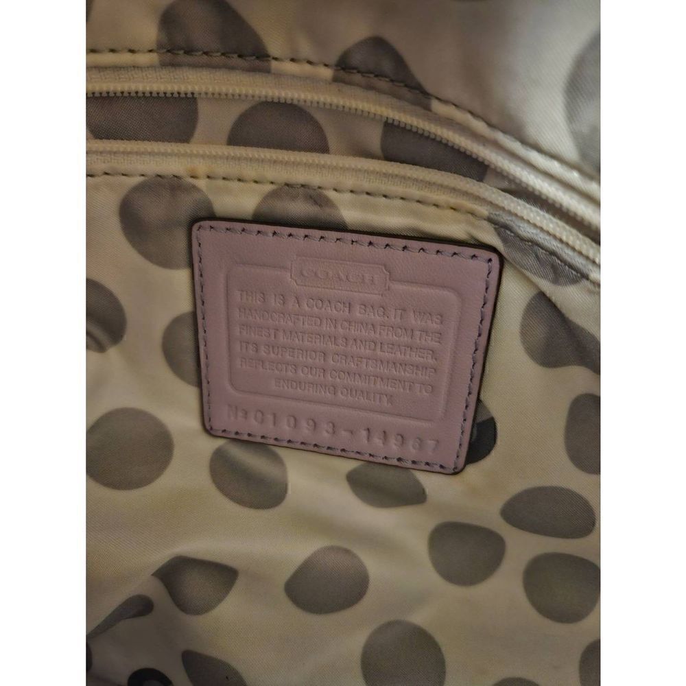 Coach, Julia Pebbled lilac, leather tote. #01093-14967 - Picture 6 of 7
